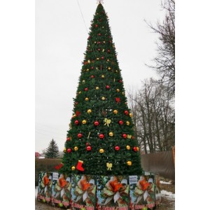 Ель каркасная ПВХ Виктория Стандарт зеленая, белая Ель каркасная ПВХ Виктория Стандарт зеленая, белая